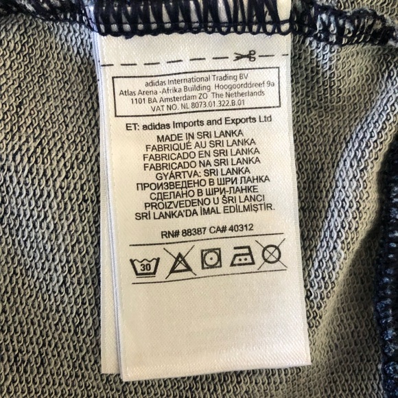 Adidas Zip Up Jacket Sweatshirt Size 11-12 youth - Picture 6 of 10